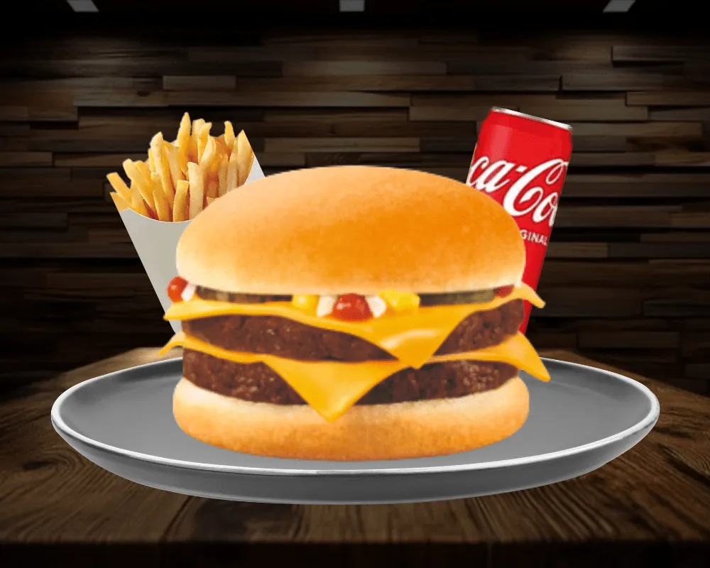MENU DOUBLE CHEESE  
