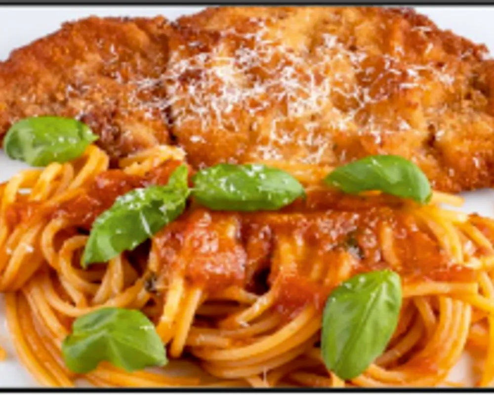 SPAGHETTI POULET PANNE